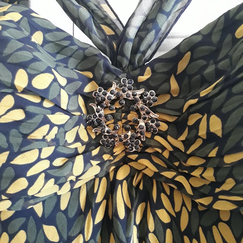 Max and Cleo Dress Blue Size 10 NEW